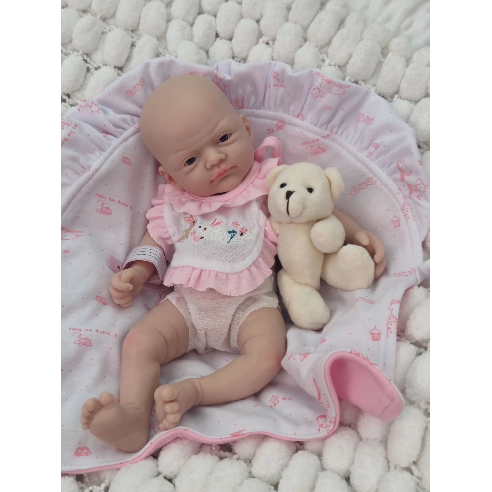 Reborn Baby Doll Silicone Realistic - Poupée Reborn en silicone souple de