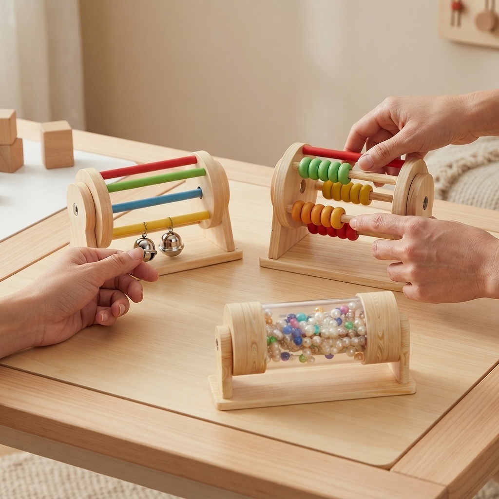 Tableau d'activités Montessori - Montessori Wooden Busy Board Toddler avis et prix