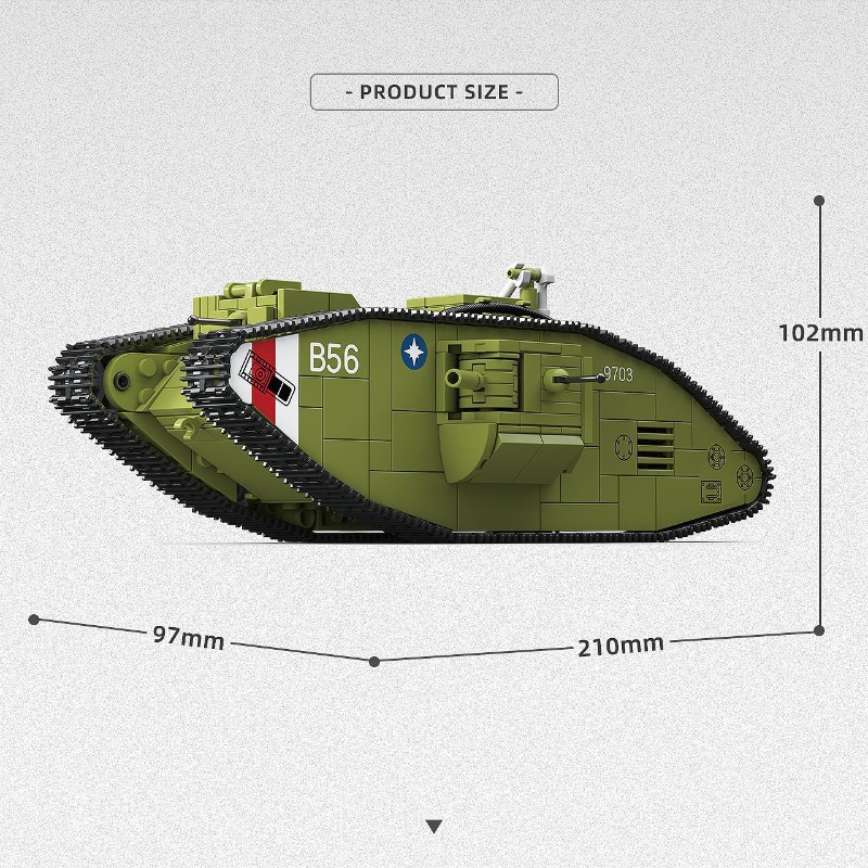 900 pièces de blocs de constru - Lego Compatible Military Tank avis et prix