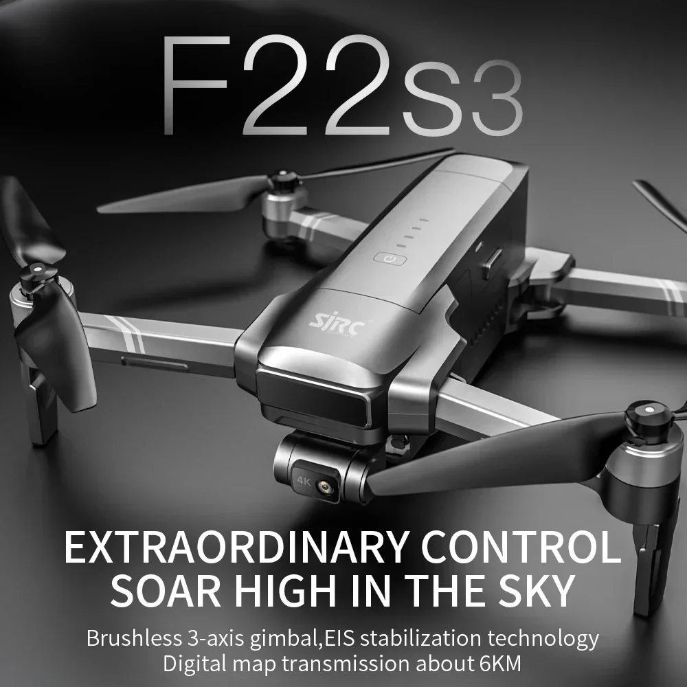 Drone pliable SJRC F22 S3 pro  - Fpv Brushless Rc Drone 4K avis et prix