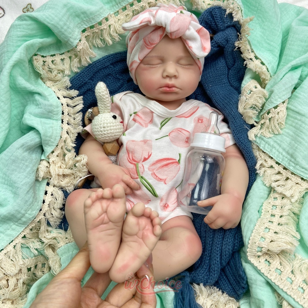 Poupée Reborn en silicone de 5 - Reborn Baby Doll Silicone Realistic avis et prix