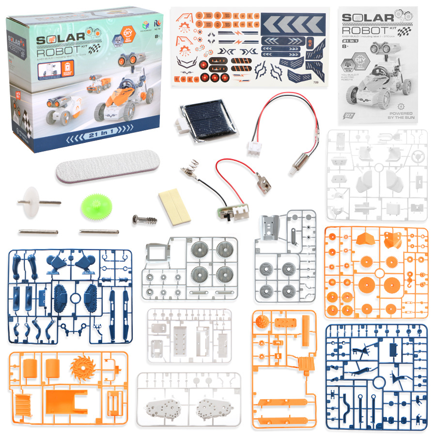 Kit de Robot solaire 21 en 1,  - Stem Solar Robot Kit For Kids avis et prix