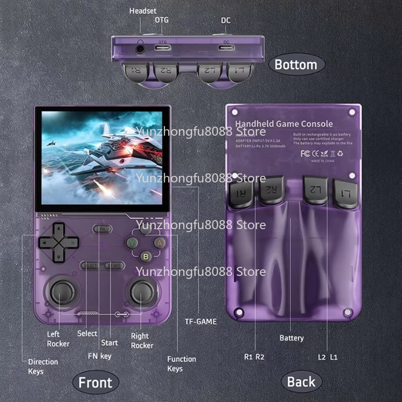 L K36 Console de jeu Portable  - Retro Handheld Game Console R36S avis et prix