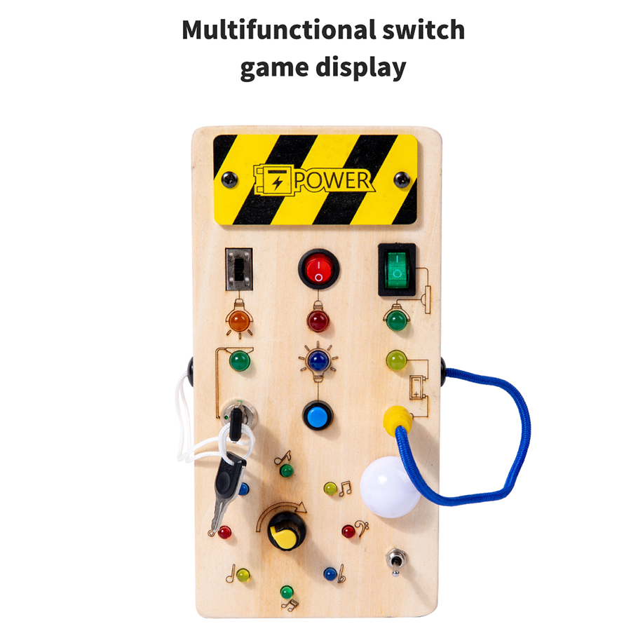 Planche occupée Montessori, jo - Montessori Wooden Busy Board Toddler avis et prix