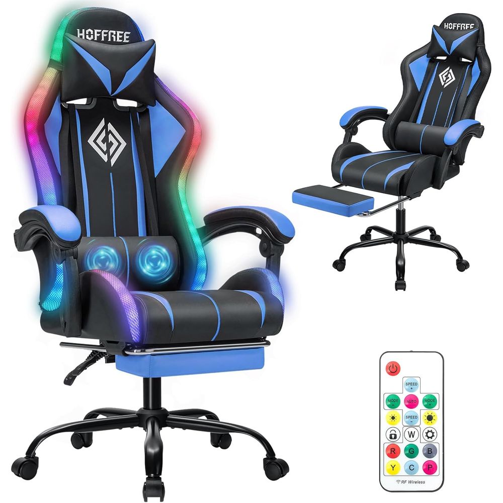 Chaise de jeu LED avec massage - Video Games avis et prix