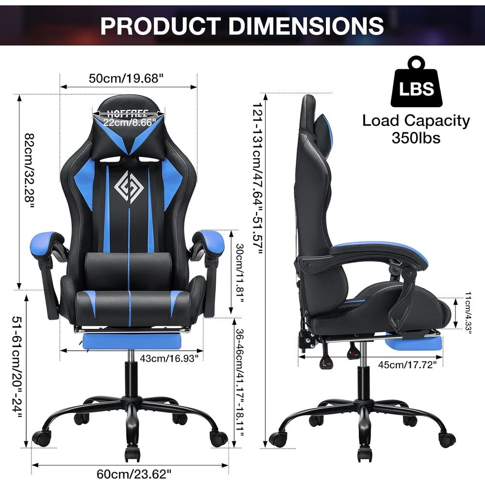 Chaise de jeu LED avec massage - Video Games avis et prix