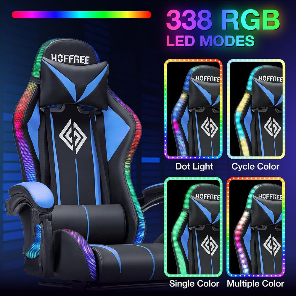 Chaise de jeu LED avec massage - Video Games avis et prix